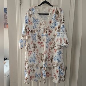xxl floral dress